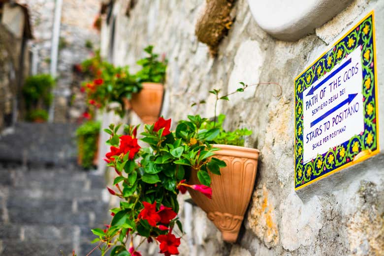 Accesso al Sentiero degli Dei