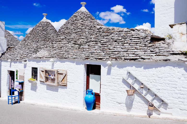 Contemplez les maisons d'Alberobello