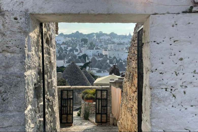 Vista panoramica dei Trulli di Alberobello