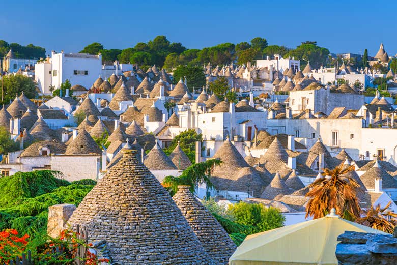 Vue panoramique sur Alberobello