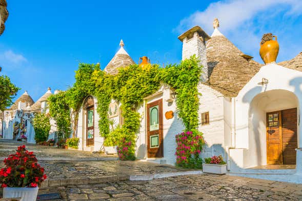 Visita guiada por Alberobello e seus Trulli