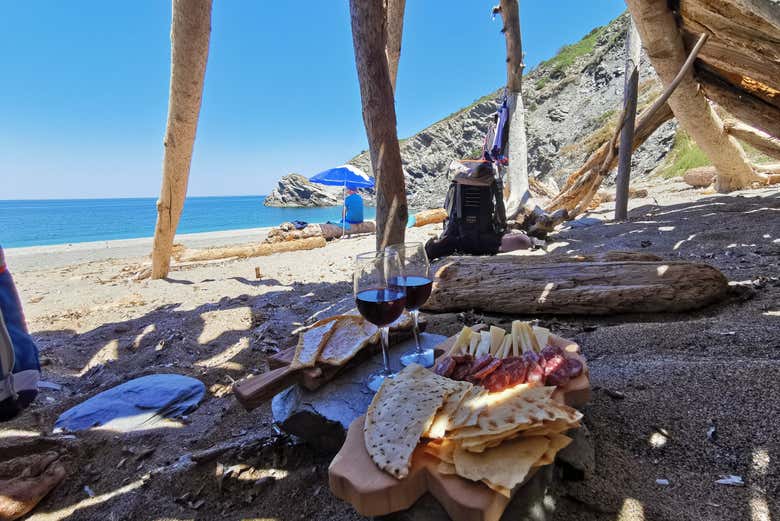 Apéritif sur la plage