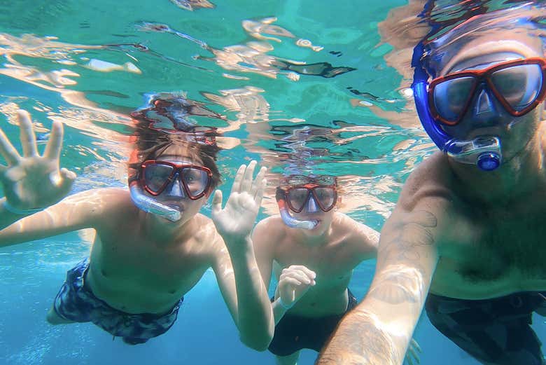 Snorkeling en famille