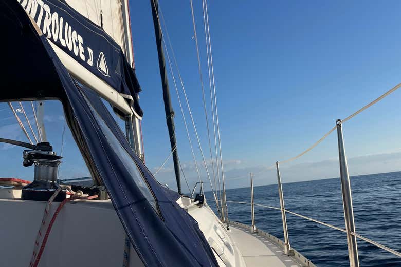 La vista desde el barco 