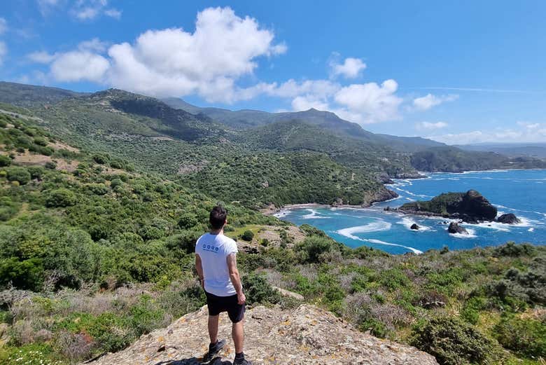 Vue depuis Capo Marrargiu