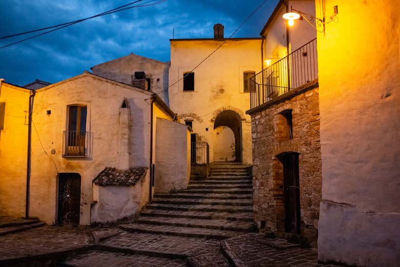 Nightfall in Aliano