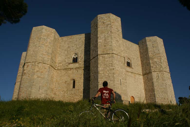 Admiring the Castel del Monte