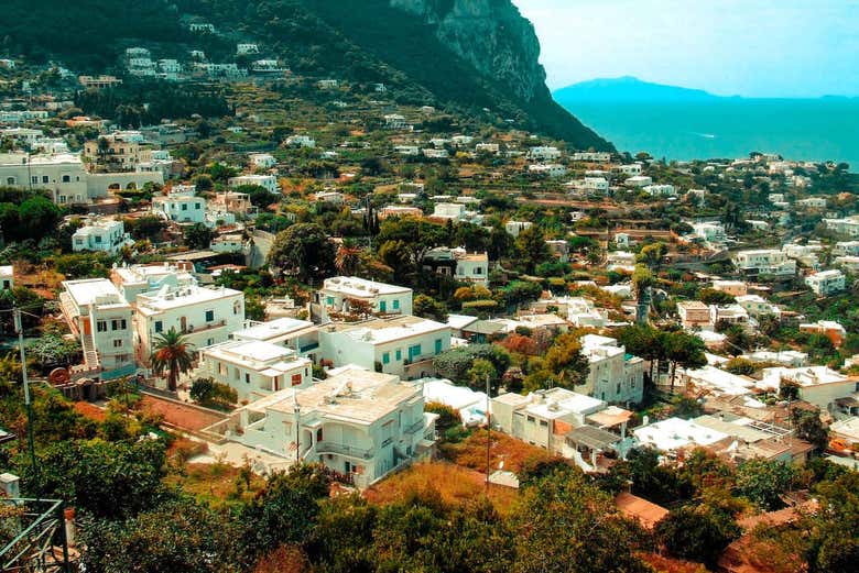 Vue sur Capri