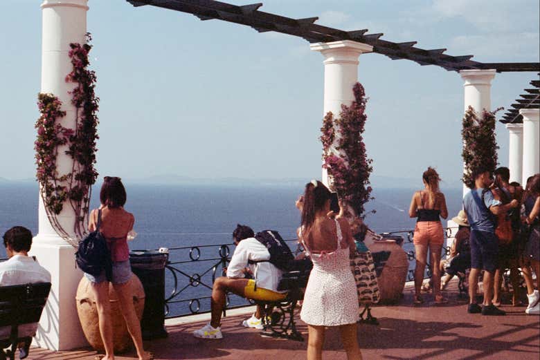 Vue sur la piazzetta de Capri