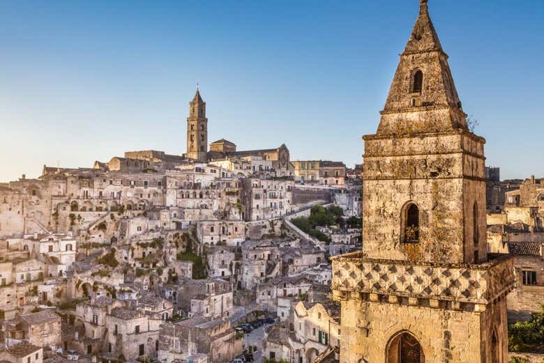 Panoramic view of Matera