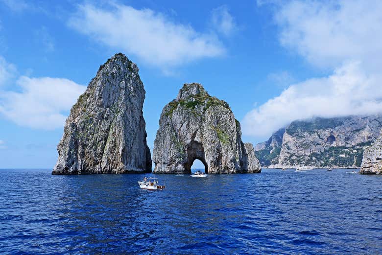 Les falaises de Capri