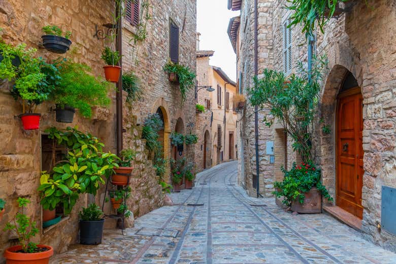 Nel centro di Spello