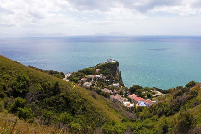 O farol e o Golfo di Pozzuoli