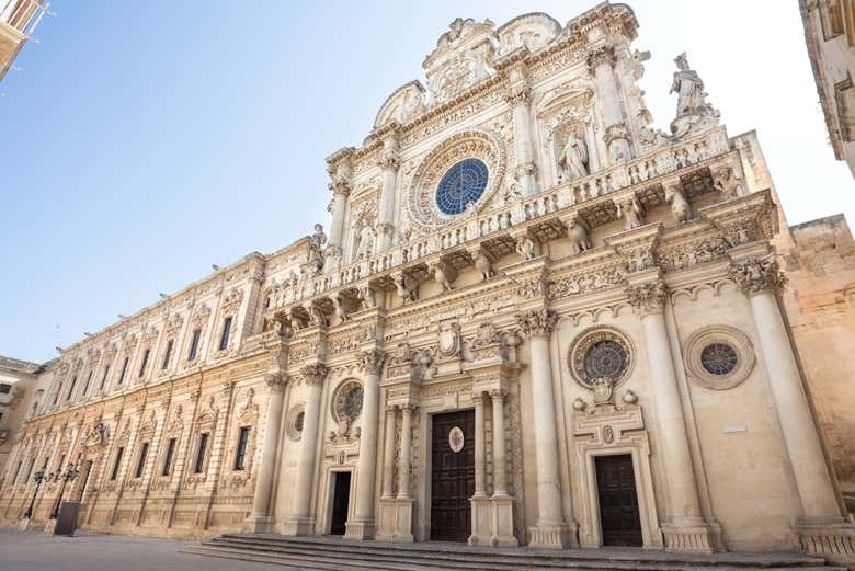 Fachada de la Basílica de la Santa Cruz