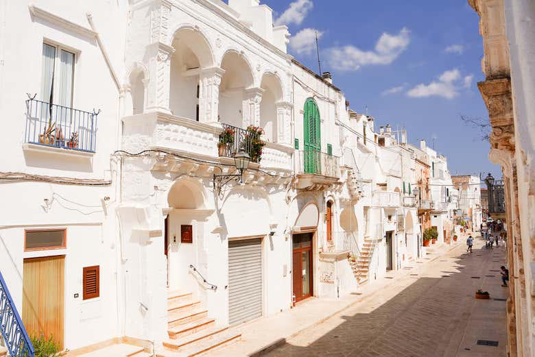 Stroll picturesque streets in Cisternino