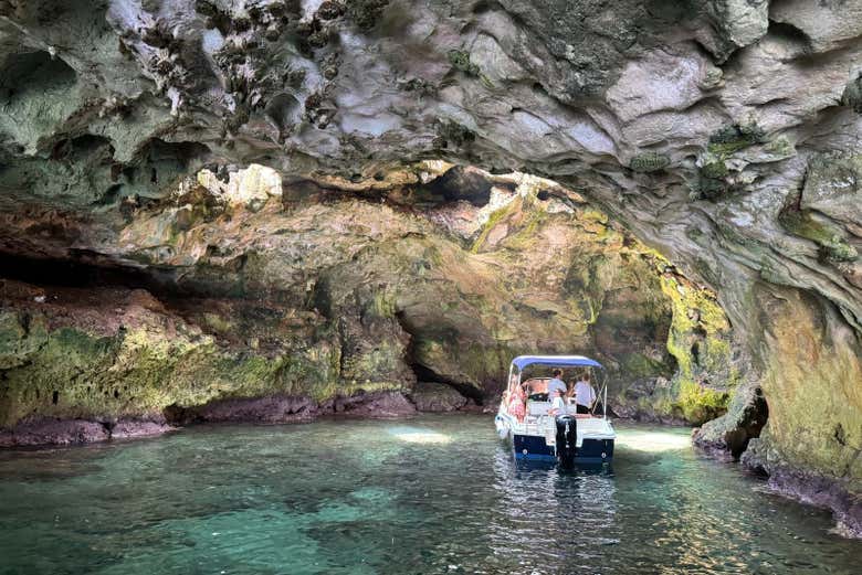 See the cliffs and caves carved by the force of the sea