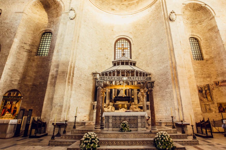 Interior de la Basílica de San Nicolás