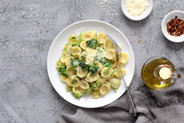 Un piatto di orecchiette