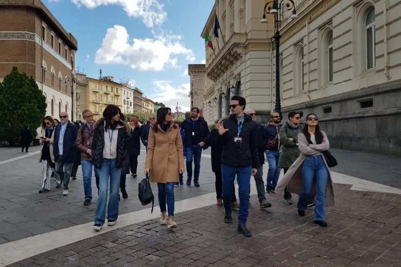 Caminhando pelas ruas de Benevento