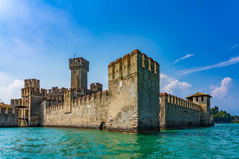 Admiring Sirmione Castle