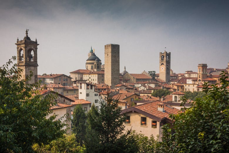 View of Bergamo Alta