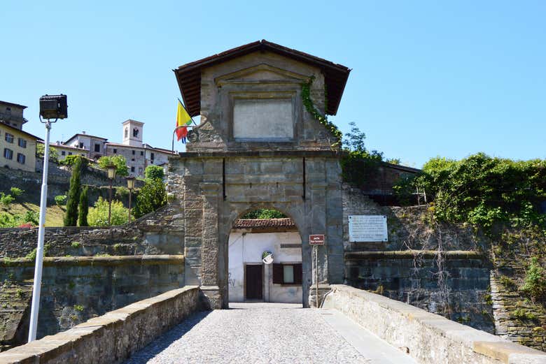 Porta San Lorenzo, una de las entradas a Bérgamo