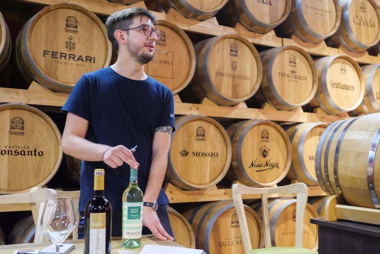 Barricas de vino