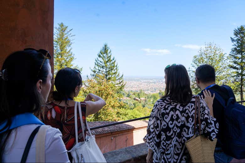 La vista dalla basilica