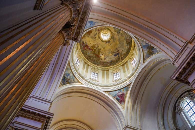 La cupola della basilica