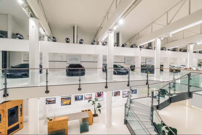 Explore two floors of Lamborghini history