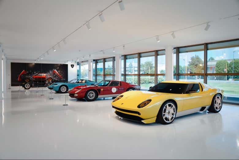 Admire the classic models that made Lamborghini famous