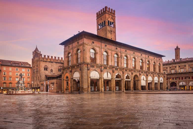Piazza Maggiore de Bologne