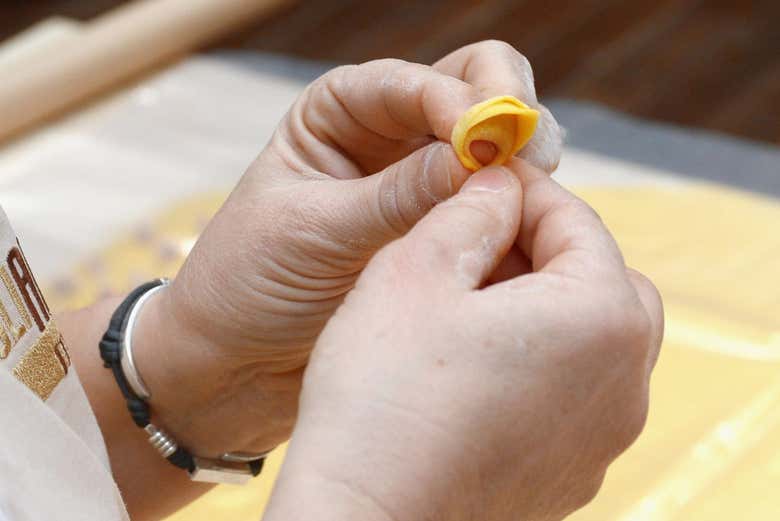 Formando un ravioli