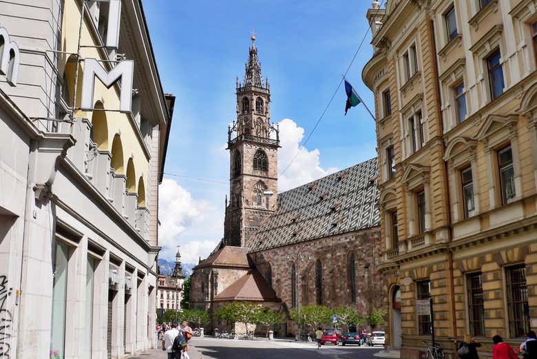 Nel centro storico di Bolzano