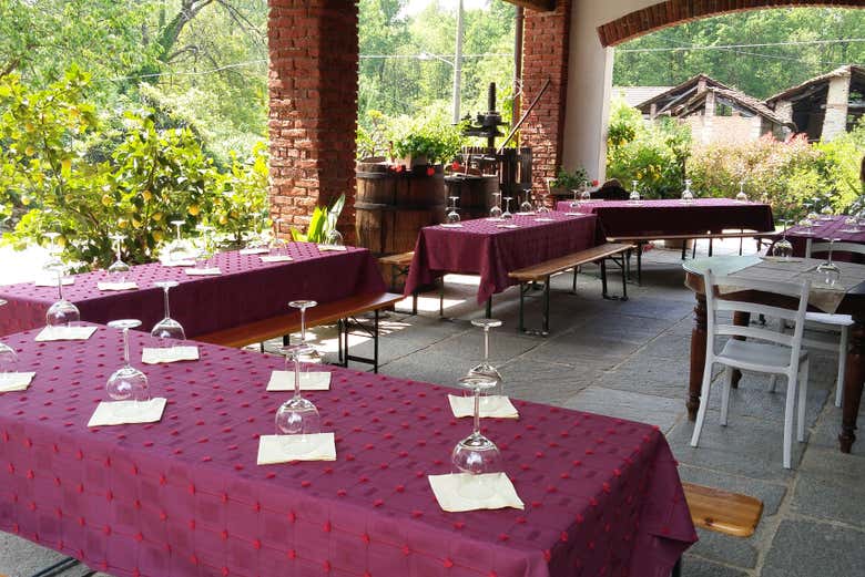 La zone de dégustation