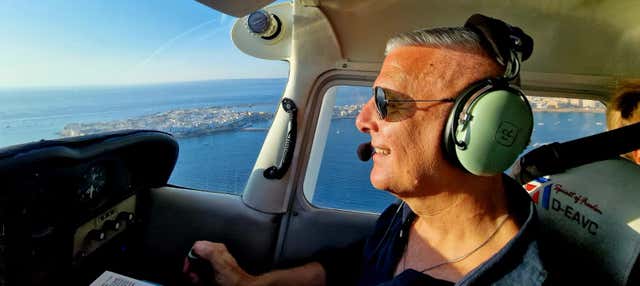 Vol privé en avion de tourisme au-dessus des Pouilles