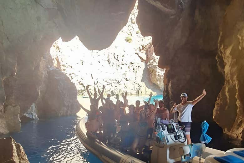 Explore the caves