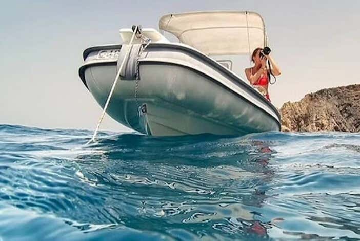 Enjoying the boat trip