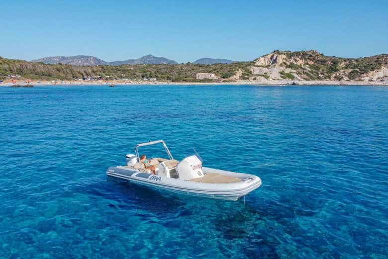 Surcando las aguas azules del mar Tirreno