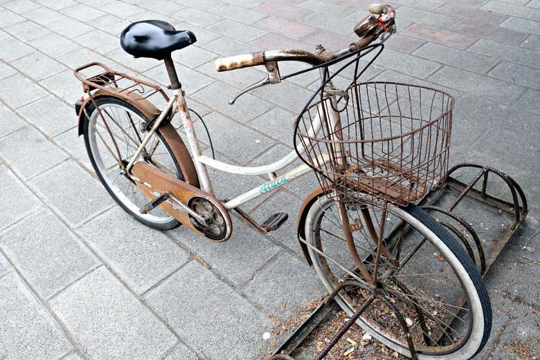 Un vélo à San Sperate