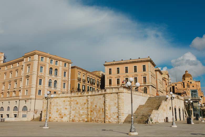 Edificios alrededor de los Bastiones de Saint Remy
