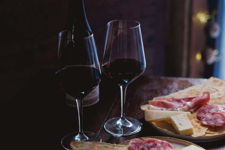 Degustaremos el vino para acompañar las degustaciones