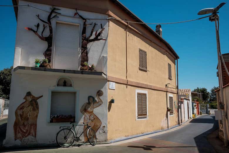 Fresques des maisons de San Sperate