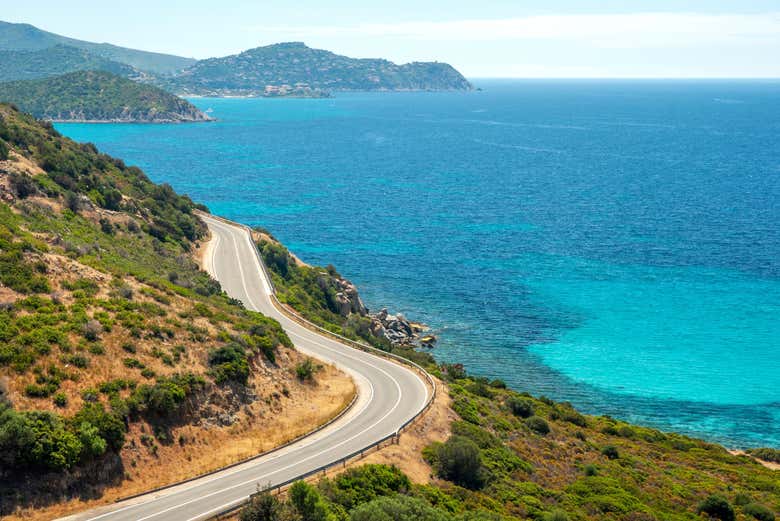La carretera panorámica de Villasimius