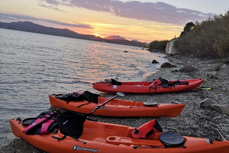 Sunset in Cala Moresca