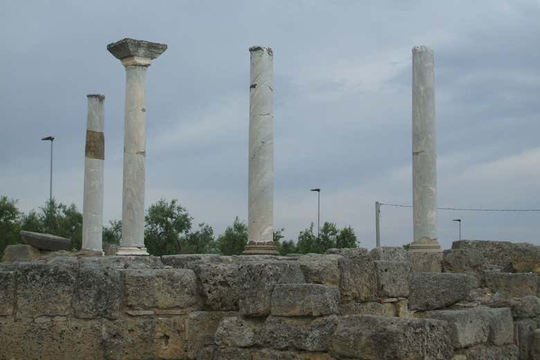 Columnas de la basílica de San Leucio
