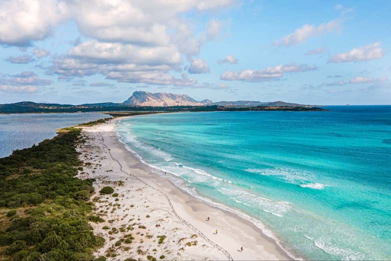 Une des plages de l'archipel