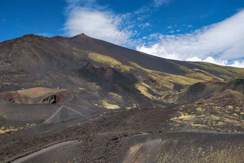 Il paesaggio lunare dell'Etna