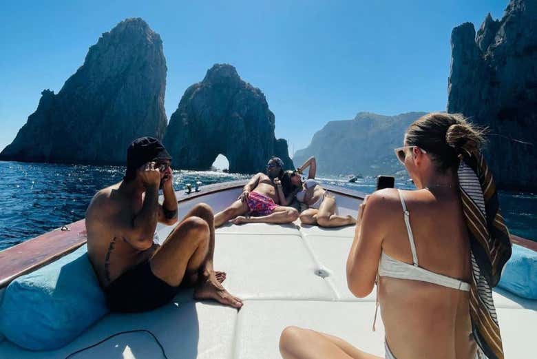 Enjoy a relaxing boat ride