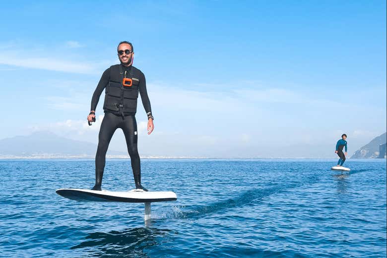 ¿Volando o surfeando?